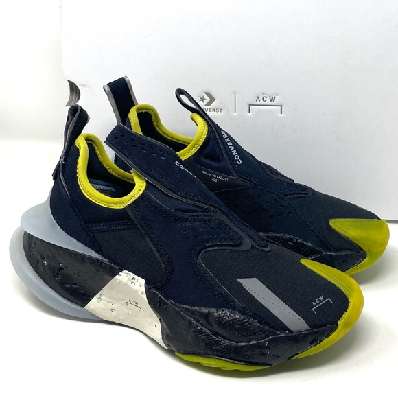 Converse x ACW Aeon Active CX Low Sneakers Women Size Canvas Black Green A00681C - Picture 1 of 12